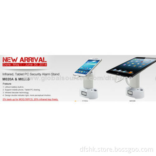buglar alarm bracket security display stand device for Tablet PC